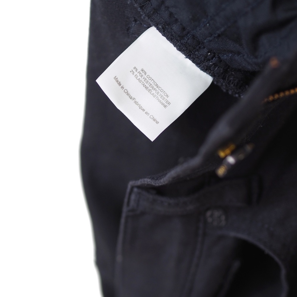 Tory Burch | navy cotton blend pants size 30 - Picture 6 of 7